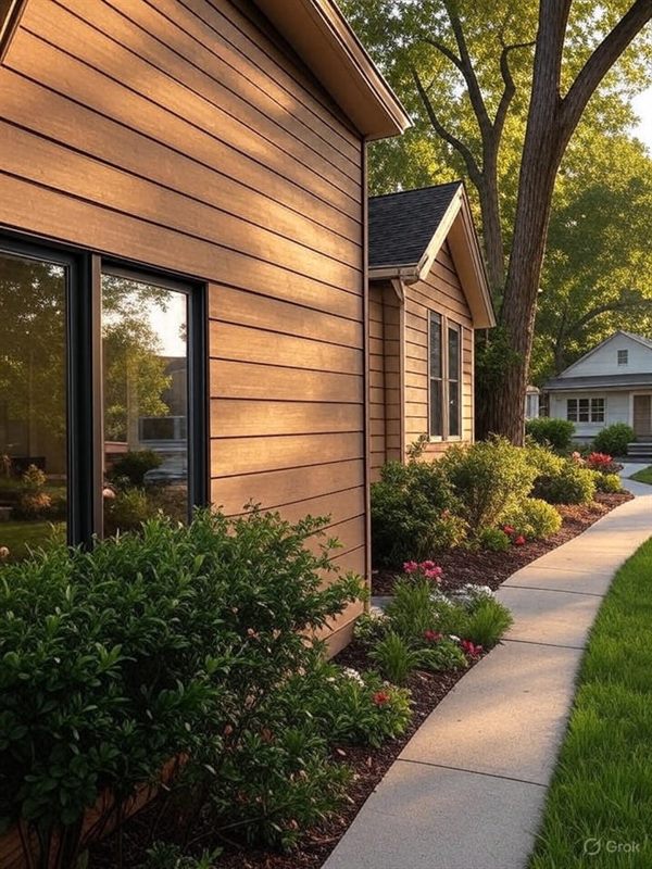 Residential siding installation on a home in Dayton, TN